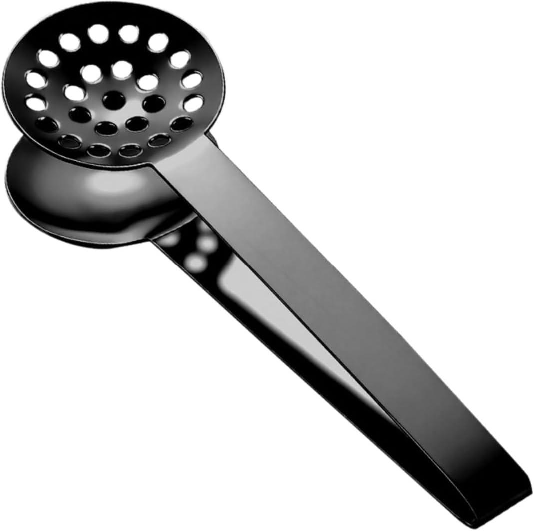 Stainless Steel Tea Bag Squeezer, Tea Bag Press and Spoon, Coffee Bag Clip Tool for Tea Bags, Tea Spoon for Honey Sugar Cube and Lemon, Kitchen Tool for Tea Lovers, 6.02"x1.85"x0.79" (Silver,1)