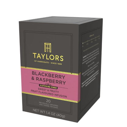 Taylors of Harrogate Blackberry & Raspberry Tea Bags, (Pack of 1)