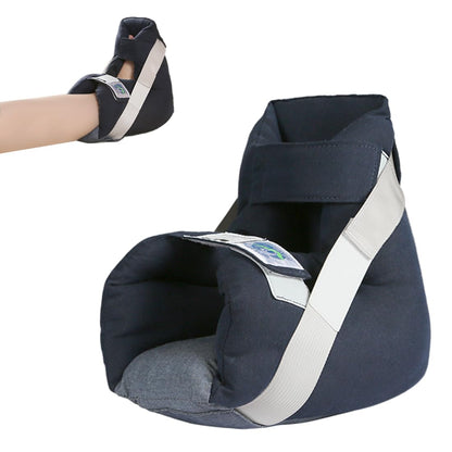Foot Drop Heel Protector – Ankle Support for Bed Sores, Pressure Relief & Diabetic Care – Adjustable Straps, Breathable, Machine Washable (Dark green, Free Size)
