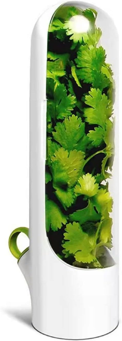Herb Saver Pod, Cilantro Containers For Refrigerator ,Container Keeper for Freshest Produce, Herb Storage Container for Cilantro, Mint, Asparagus(1 Pack)