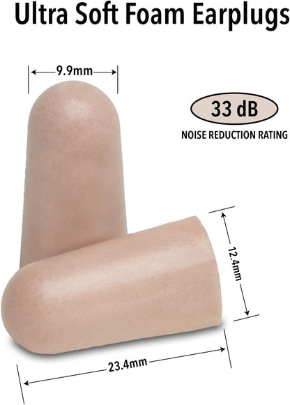 Mack's Dreamweaver Contoured Sleep Mask - Comfortable, Adjustable, Dual Strap Eye Mask with Ultra Soft Foam Earplugs
