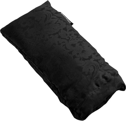 Hugger Mugger Silk Eye Pillow with Flaxseed Filling - Organic Flaxseed Filling, Scent-Free Relaxation, Light Weight, Chill in Freezer, Washable Cover