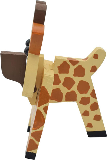 Creative Glasses Holder Stand, 3D Wooden Puzzle Animal Eyeglass Stand Home Office Desk Décor Gift (Cat)