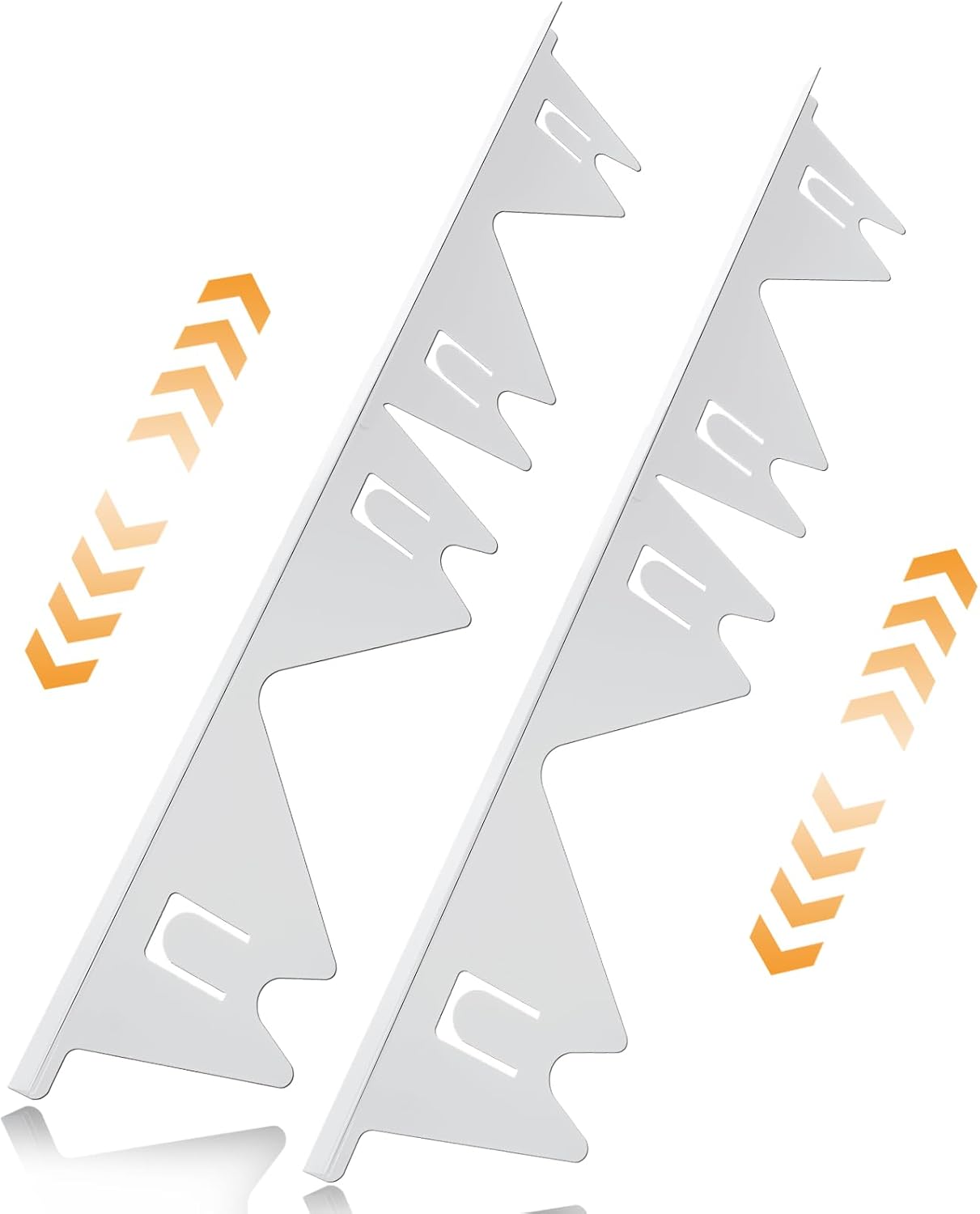 Stove Gap Covers Stainless Steel, 2 Pack Stove Gap Filler Easy Retractable Length 13.8" to 27.5", Width 0.79" Stove Gap Guards Range Trim Kit, Heat Resistant Guard Between Stove Top & Counter