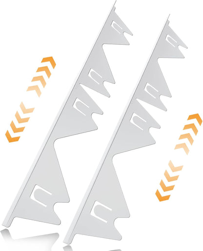 Stove Gap Covers Stainless Steel, 2 Pack Stove Gap Filler Easy Retractable Length 13.8" to 27.5", Width 0.79" Stove Gap Guards Range Trim Kit, Heat Resistant Guard Between Stove Top & Counter