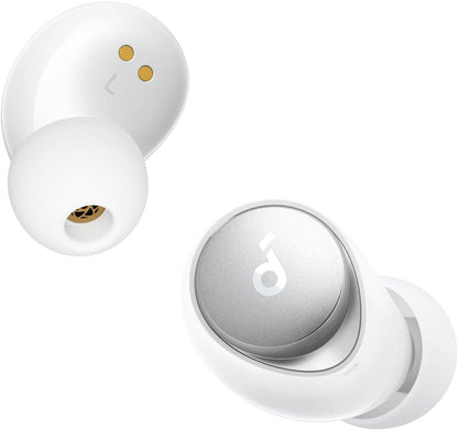 soundcore by Anker Space A40 Auto-Adjustable Active Noise Cancelling Wireless Earbuds, Reduce Noise by Up to 98%, 50H Playtime, Hi-Res Sound, Comfortable Fit, App Customization, Wireless Charge (Blue) | Reduce Noise by Up to 98%, Ultra Long 50H Playtime,