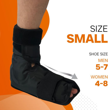 Foot & Ankle Pain Relief Hot/Cold Gel Wrap, Targets All Areas - Large
