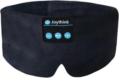 Joythink Sleep Headphones Bluetooth Sleep Mask Silk Headband Earphones Bluetooth Eye Mask for Sleeping On Side Blackout Soft Sleep Earphones Music Kids Children Eye Cover Purple
