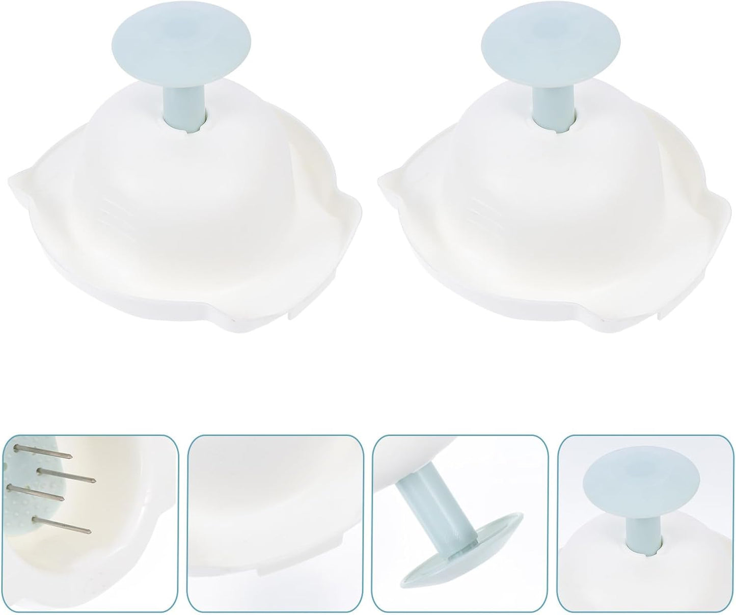 DOITOOL 2pcs Blue Plastic Hand Protectors Finger Guards for Kitchen Vegetable Grater Safety, Anti-Cut Hand Guards for Slicing and Chopping Tasks
