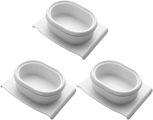 Cabilock 3Pcs Food Slicer Hand Guard Practical Finger Protectors for Vegetable and Fruit Cutting Food Safety Holder Fits Mandoline Graters and Kitchen Slicers Easy-clean Kitchen Utensil