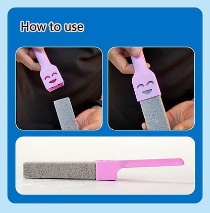 Multi-Functional Window Track Cleaner - Window Groove Cleaning Brush Tools with Corner Scraper & Detachable Brush, Portable for Crevice - Sill Scrub Brush Tool for Bathroom, Kitchen Tiles, Door Slots
