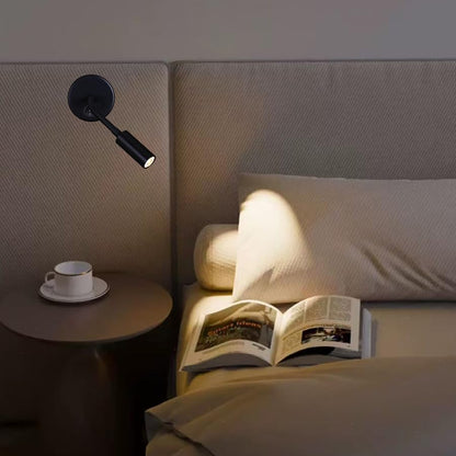 LED Reading Lamp 3W Warm White 3000K for Reading Books Black Plug Cord 2PCS (RS032)