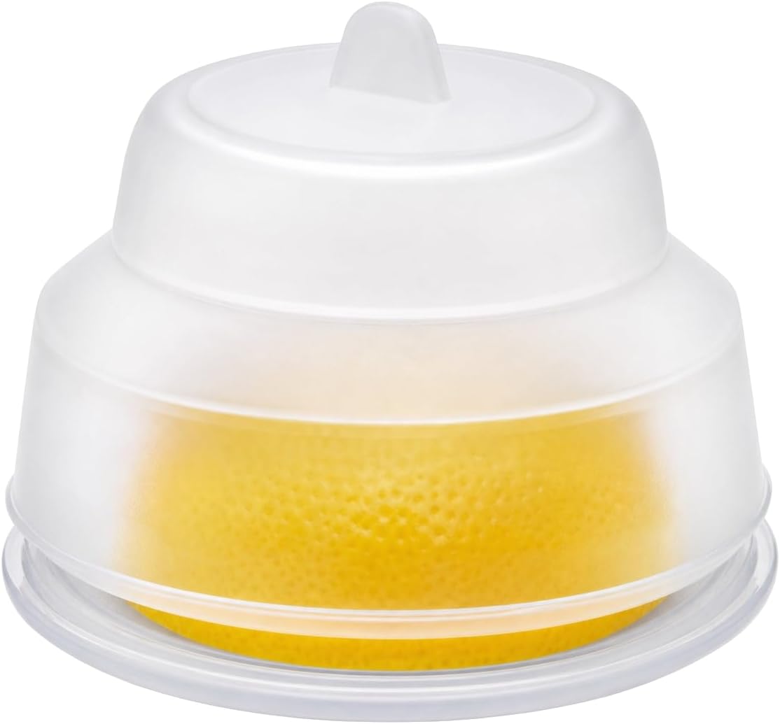 Dependable Industries inc. Essentials Lemon Keeper Container Onion Saver Avocado Holder Silicone Collapsible Produce Saver Food Storage BPA Free