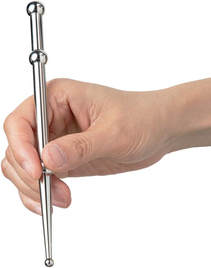 FeelFree Sport Manual Acupuncture Pen, Acupressure Pen & Fascia Stick | Stainless steel massage tool with dual heads for trigger points