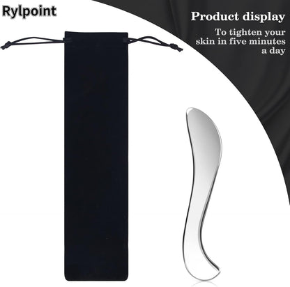 Gua Sha Scraping Tool Stainless Steel, Body Massage for Neck Back