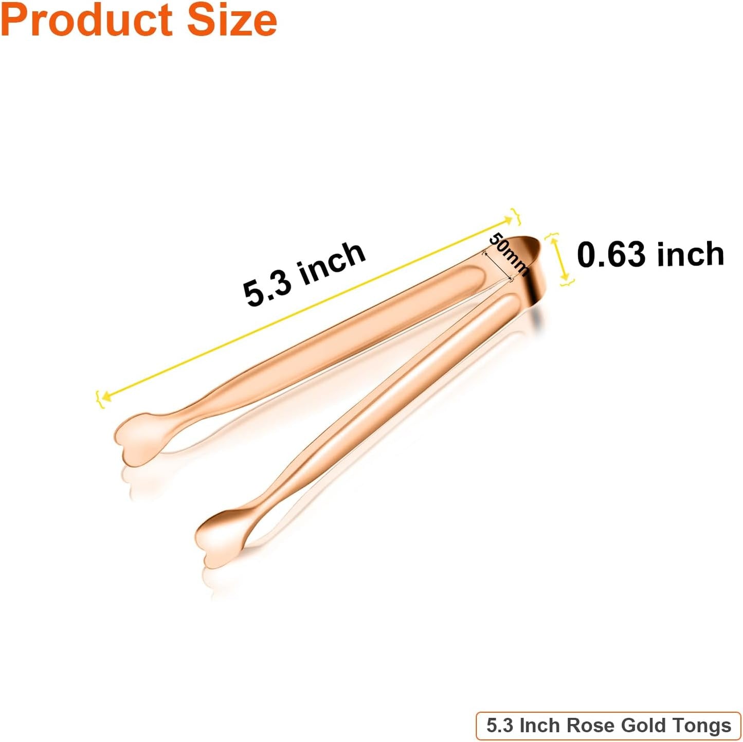 Mini Serving Tongs, Anytrp 18-Packs Stainless Steel Sugar Tongs, 4.3inch Ice Tongs Kitchen Appetizers Tongs for Coffee Bar, Tea Party, Desserts Party, Sugar and Ice Bucket