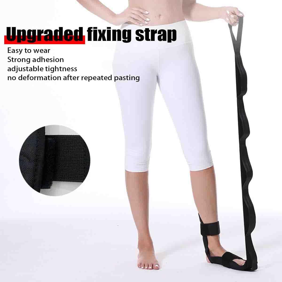 Stretching Strap with Loops and Detachable Foot,Fascia Stretcher,Foot and Calf Stretcher,Increasing Mobility,Foot Leg Stretch Strap for Yoga,Gymnastics,and Flexibility Training