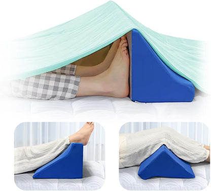 Blanket Lifter for Feet-Sheet Lifters for Foot of Bed Blanket Elevation Wedge Foot Cradle Tent Sleep Support Raiser Supplies Foam Block Toes Pain Leg Knee Ankle Post Surgery Recovery