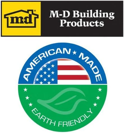 MD Building Foam Window Seal for Ex-Large Gaps, Gray, 17ft | Open-Cell Polyurethane Foam, Self-Adhesive Backing, Cut-to-Length Scissors, Seals Drafts Moisture Dust Insects