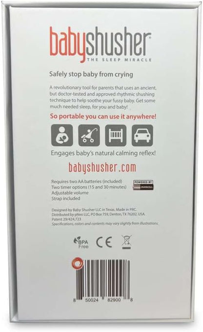 Baby Shusher Portable Sound Machine Mom-Like 'Shh!' Sound for Baby, 1 Count