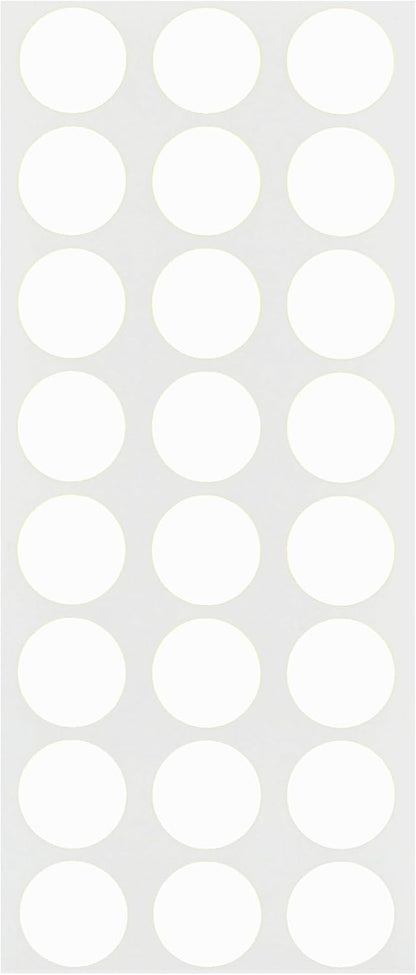 1/2" Removable Dot Stickers, 5 Fluorescent Colors, 1200/Pack | Round Dot Labels in 5 Colors with Writable Matte Paper for Offices, Food Service and Medical Use. Made in USA