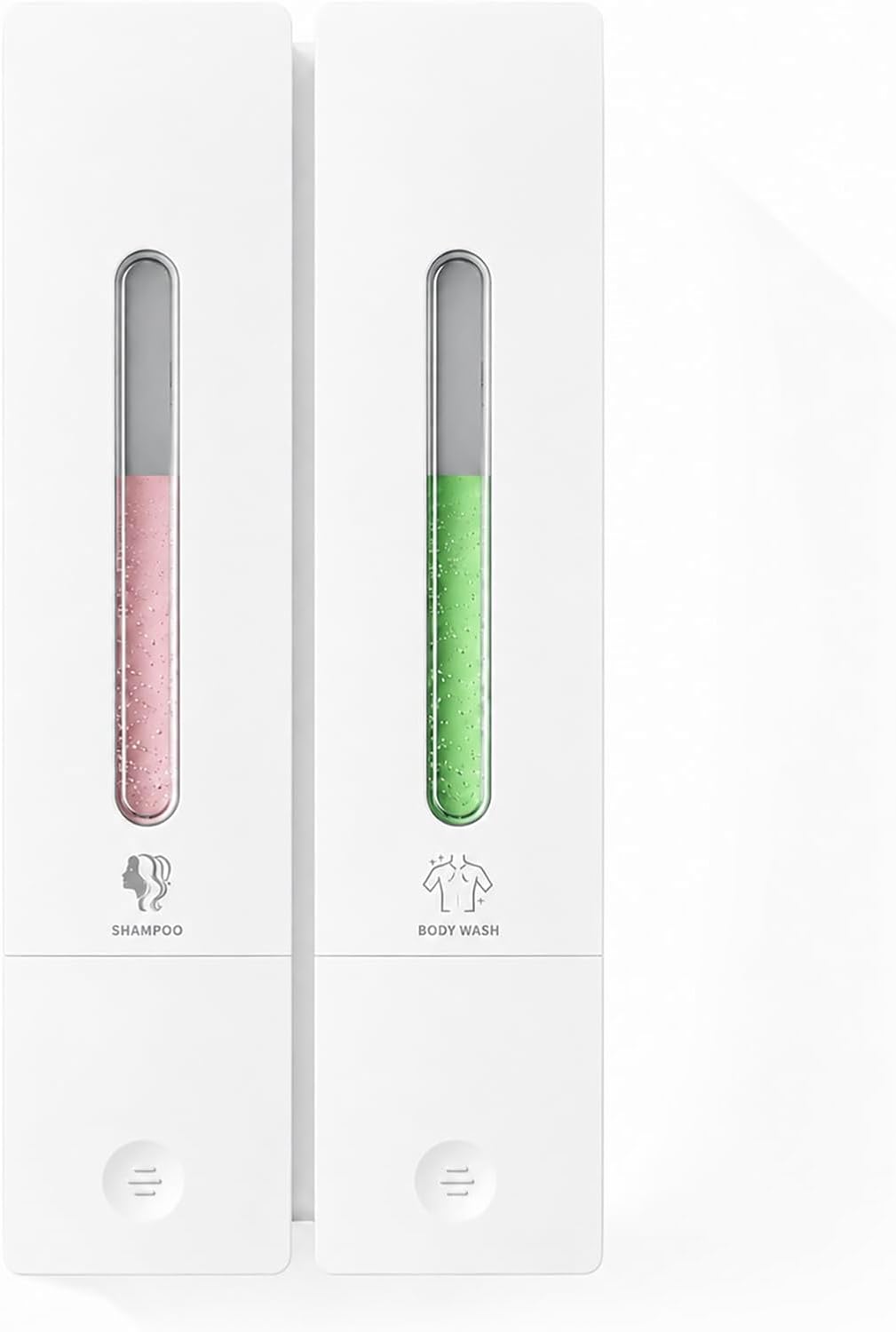 Shampoo and Conditioner Dispenser - Wall-Mounted 3-Chamber Shower Soap Dispenser, No-Drill, 1200ML Capacity, for Bathroom & Hotel