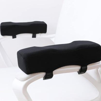 LargeLeaf Chair Armrest Cooling Gel Cushions Elbow Pillow Pressure Relief Office Chair Gaming Chair armrest with Memory Foam armrest Pads 2-Piece Set of Chair