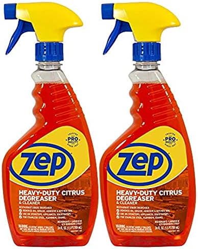 Zep Heavy-Duty Citrus Degreaser Cleaner Concentrate - 1 Gallon (1 Unit) ZUCIT128 - Restaurant Grade Degreaser and Cleaner Removes Oil, Grease, Adhesive, and Kitchen Soil