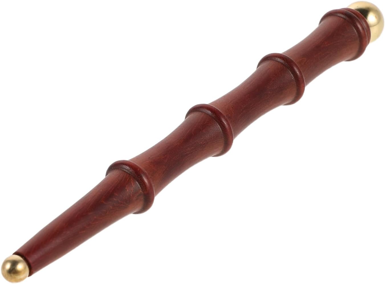 ibasenice Wooden Foot Massage Roller Stick, Manual Acupressure Pen, Trigger Point Wand Massage Stick Rod Tool for Muscle Soothing Face Neck Back Waist Shoulder