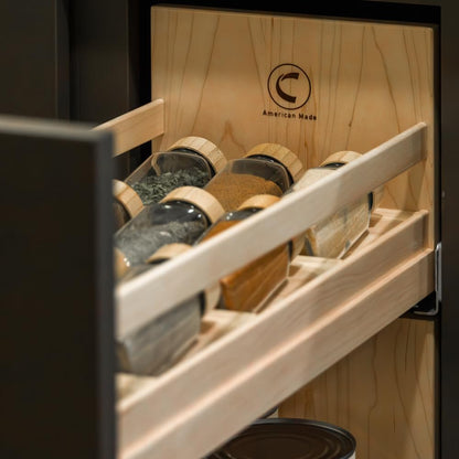 Wood Spice Drawer Organizer Insert