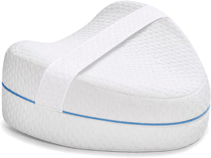 Contour Legacy Cool Leg & Knee Foam Support Pillow for Side Sleepers Soothing Relief for Back, Hips, Knees, Joints, Nerves & Muscles