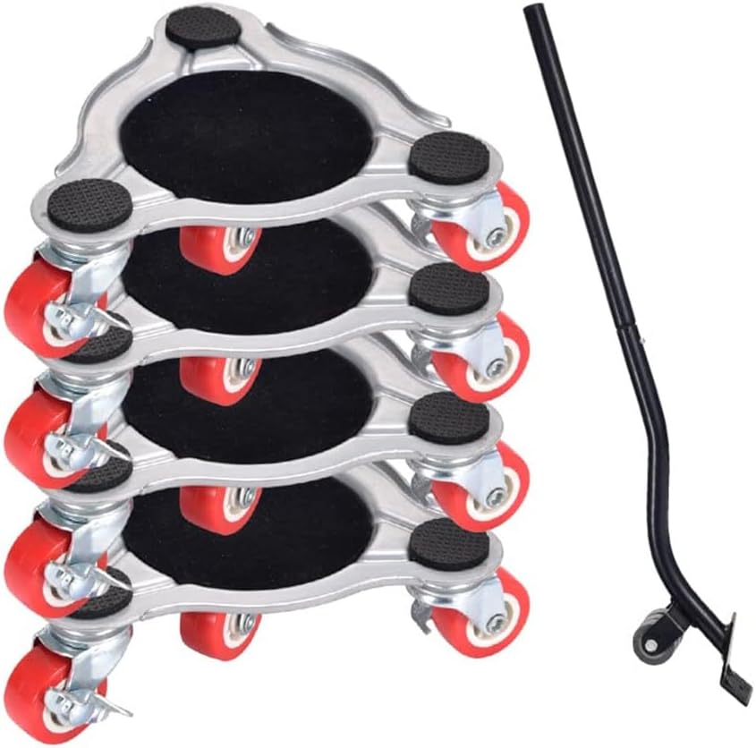 Furniture Movers with Wheels, Furniture Lifter Tool, 360° Rotation Wheels Furniture Dolly, Heavy Duty Furniture Lifters for Heavy Furniture, Refrigerator, Sofa, Cabinet