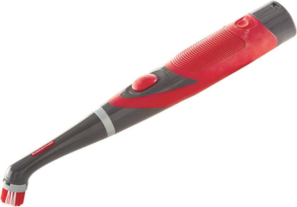 Rubbermaid Reveal Power Scrubber with Multi-Purpose & Grout Head, Cordless Electric Battery Powered Scrub Brush, Water Resistant, for Home/Kitchen/Bathroom/Grout/Tile/Shower/Tub