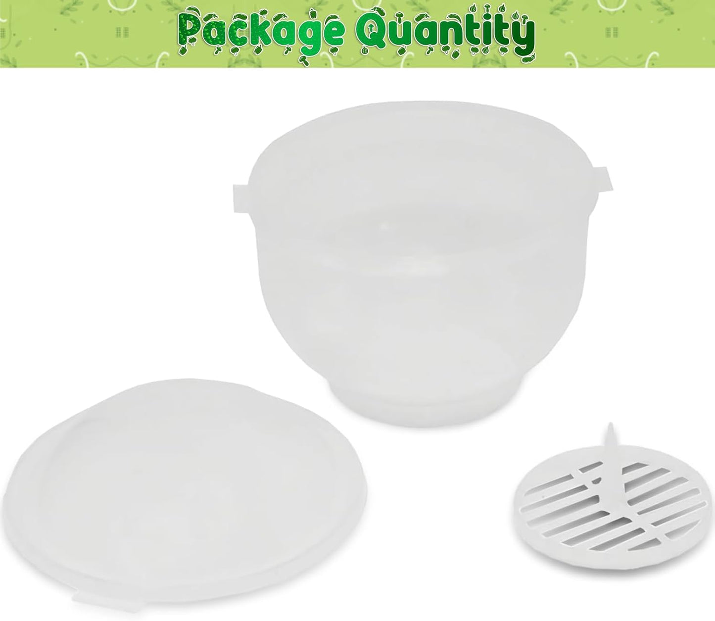 Home-X Lettuce Keeper - BPA-Free Lettuce Keeper for Refrigerator to Keep Salads and Vegetables Fresh - 7" x 8" Lettuce Crisper with Drainage Reservoir - Clear See-Through Vegetable and Fruit Crisper