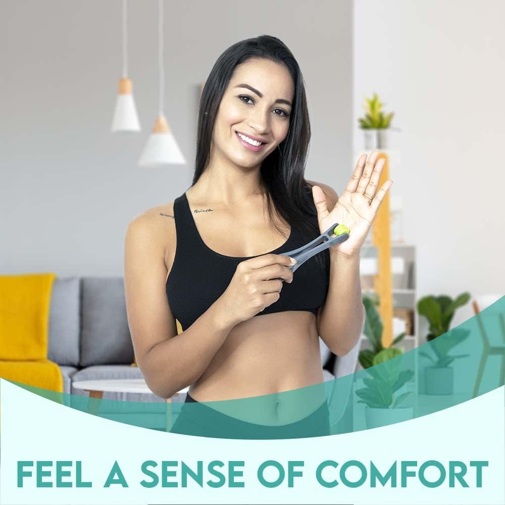 COZLOW Dual Finger Massager - Hand Massage Tool for Knuckles, Palm, Wrist | Cozlow manual hands & fingers massage roller - trigger point therapy for cramps, arthritis, carpal tunnel, muscle pain relief