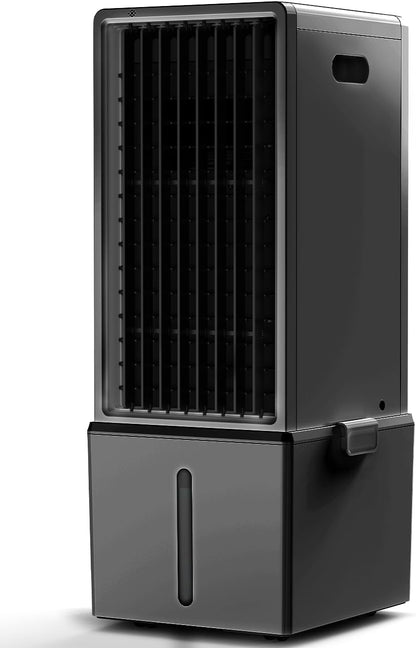 Windowless Air Conditioner w/4 Mode,3 Speed, Waterless Alert,2.4-Gal Tank for 24H Cooling, 12H Timer Swamp Cooler Air Conditioner, 20FT Remote,70° Auto Swing Evaporative Air Cooler for Bedroom