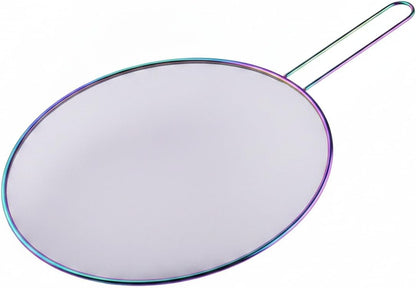 Stainless Steel Splatter Screen for Frying Pan, 13 Inch Mesh Oil Guard to Keep Stovetop Clean (1 Piece)
