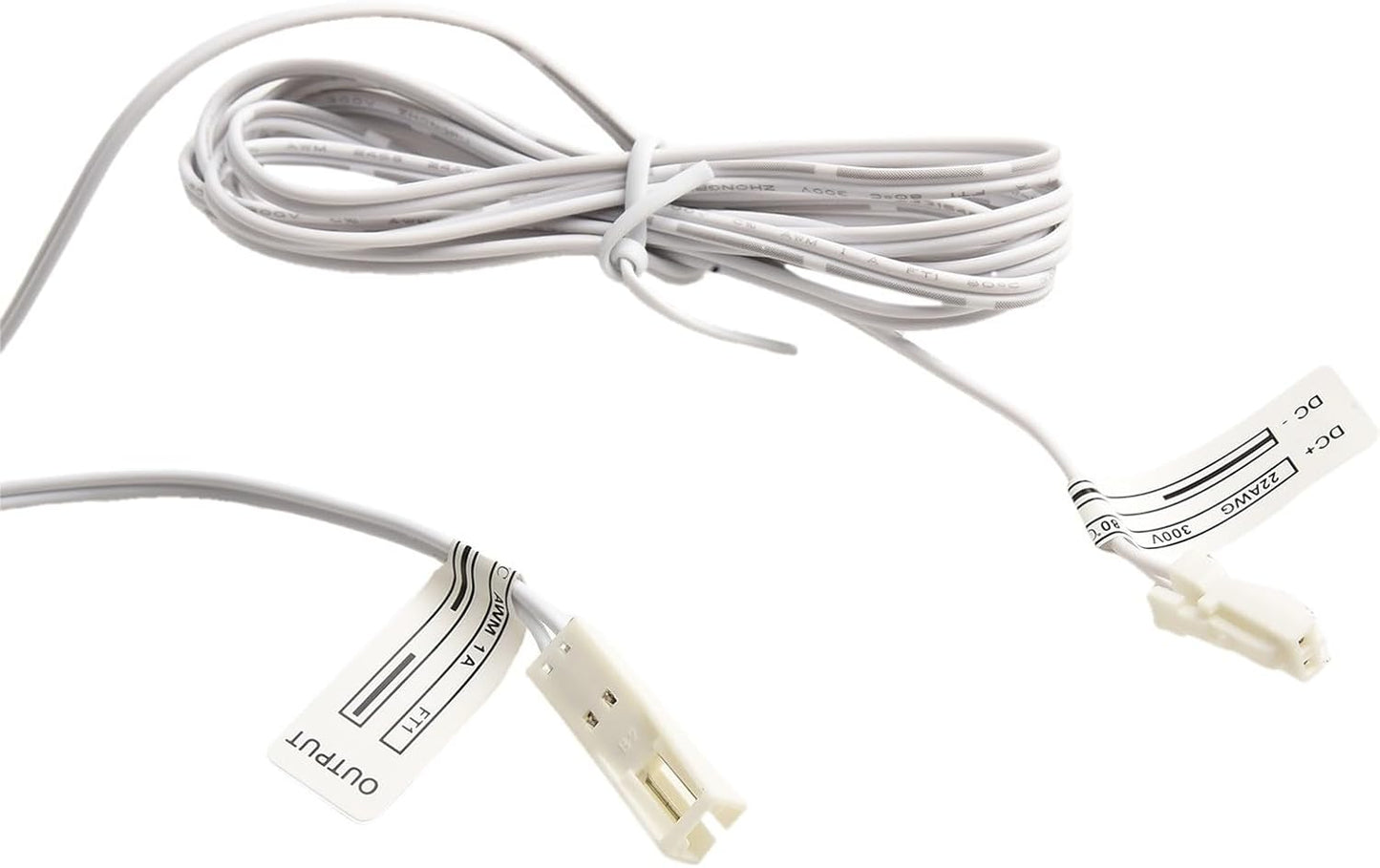 Adjustable DC 12V PIR Infrared Motion Sensor Switch for LED Light Strip, Auto On/Off with 30s Delay, White(White)