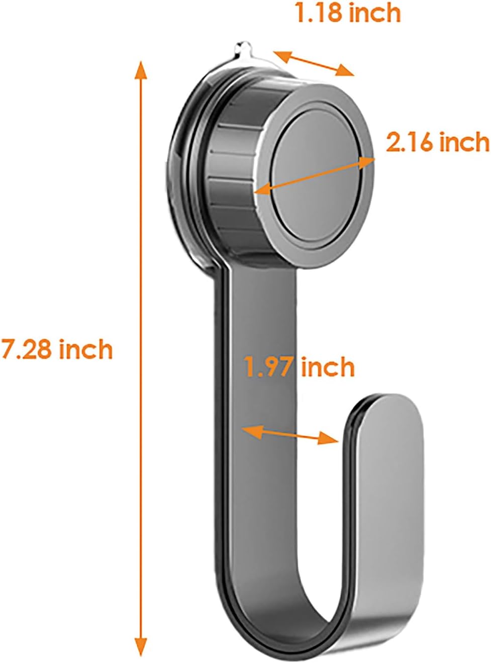 2 PCS Adjustable Pot Lid Holder, No Drill Adhesive Mount, Pot Lid Organizer for Cabinet Door/Wall Mounted, Fits 6-14" Lids