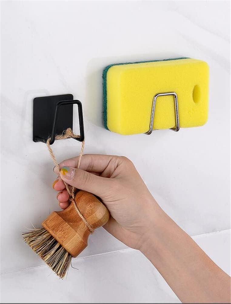 Pot Lid Holder, 2 Pairs of Wall Mount Pot Lid Organizer,304 Stainless Steel Self Adhesive Cabinet Door Pot Lid Holder Rack for Kitchen Wall Mount,Freely Adjustable Length