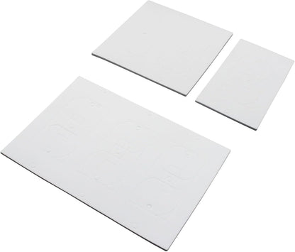 30 Pcs Electrical Outlet Insulation Pads | Draft Sealers, Foam Gasket, Light Switch Covers, Wall Insulation Gasket