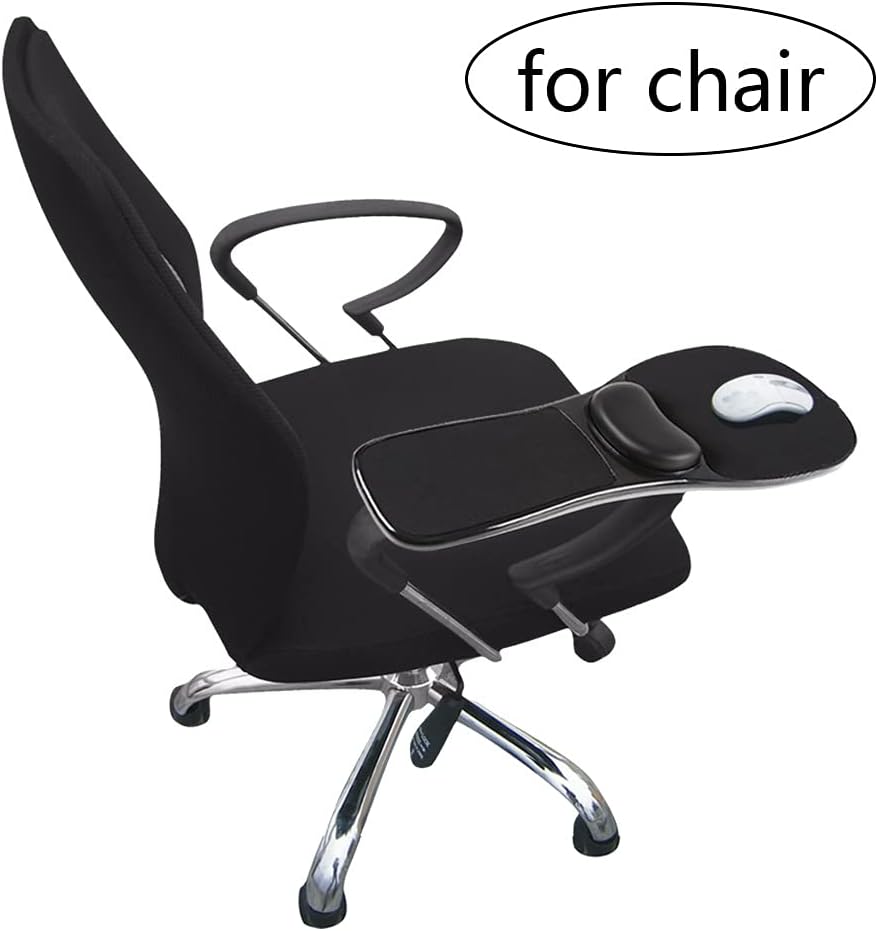 Upgrade Ergonomic Arm Rest Mouse Pads Dual Purpose for Desk and Chairs, Adjustable Armrest Wrist Support Attachment, Gaming Covers for Elbows and Forearms Pressure Relief Office Computer Desk Extender