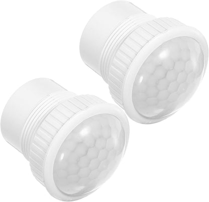 BESPORTBLE 2pcs Motion Sensor Light Shade with High Transparency Plastic Housing, Sturdy Design with High Sensitivity Detection for Outdoor Public Area Lighting and Parking Lot Lighting