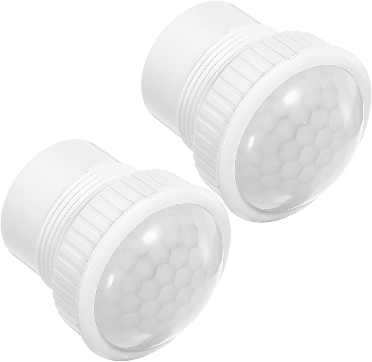 BESPORTBLE 2pcs Motion Sensor Light Shade with High Transparency Plastic Housing, Sturdy Design with High Sensitivity Detection for Outdoor Public Area Lighting and Parking Lot Lighting