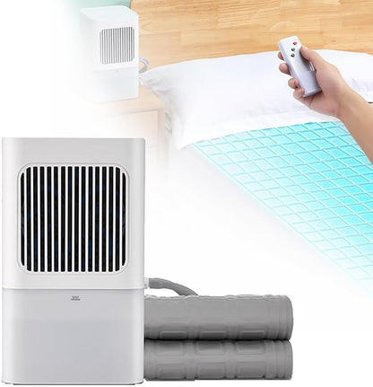 Water-Cooled Mattress Pad with Remote Control, 3-Level Adjustable Cooling, Single or Double Bed Cooling System for Hot Sleepers and Night Sweats,Double Bed