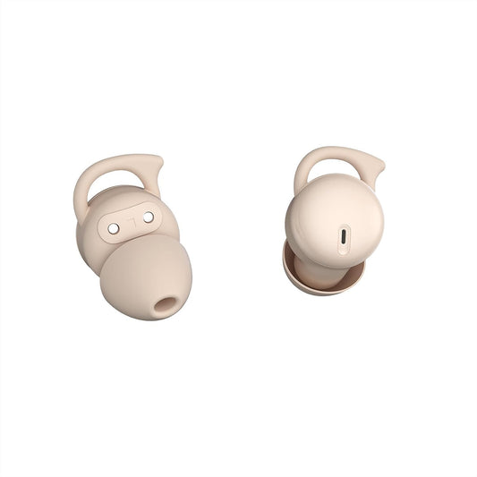 Invisible Sleep Headphones, Mini Sleep Earbuds for Side Sleepers (Beige)