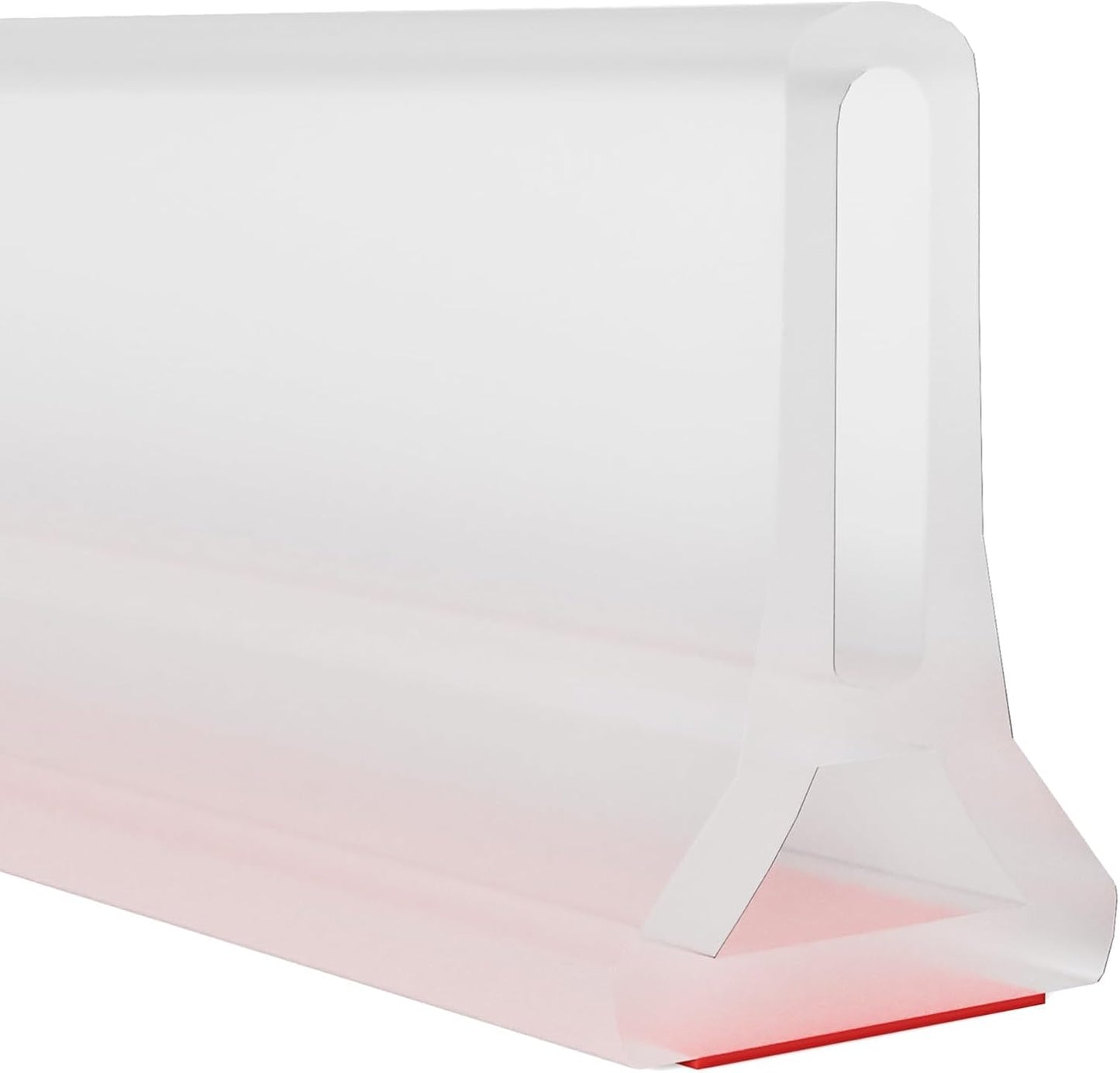 3ft/5ft/6ft/8ft10ft Collapsible Shower Threshold Water Dam Water Barrier for Shower and Water Stopper Keeps Water Inside Water Threshold for Wet and Dry Separation (3ft, Clear)