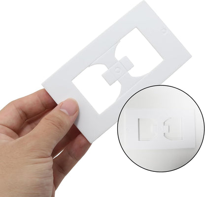 30pcs Electrical Outlet Insulation Pads,Draft Sealers Foam Gasket Outlet Insulators,Compatible Wall Light Switch Socket Covers for Home Improvement(Style A)