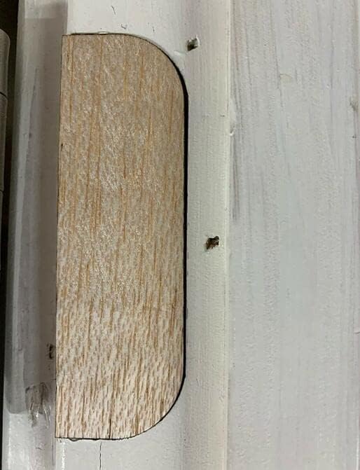 3.5 Inch Hinge Repair Plate Hinge Repair Kit Kitchen Cabinet Hinges Cabinet Door Hinge Door Hole Cover Plate Wooden Hinge Filler Plates, Hinge Blanks with Double Sided Tapes for Kitchen (12, 3.5inch)