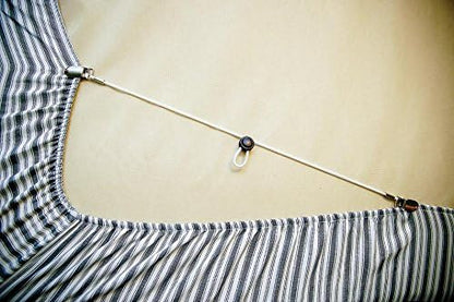 Bed Band Not Made in China. 100% USA Worker Assembled.. Bed Sheet Holder, Gripper, Suspender and Strap. Smooth any Sheets on any Bed. Sleep Better. Patented.,Black,1 Pack (4 Bands)